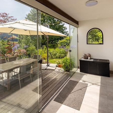 Waldlounge - Gartenwohnung Oberstaufen Eksteriør bilde